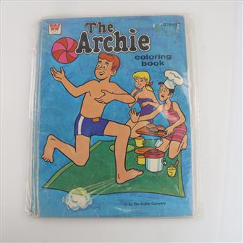 Whitman, The Archie & A Visit To Walk Disney World Florida Coloring Books, 2 Books