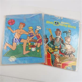 Whitman, The Archie & A Visit To Walk Disney World Florida Coloring Books, 2 Books