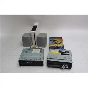 Wii Console, Jvc Stereo, Durabrand Speakers + More 10+ Pieces