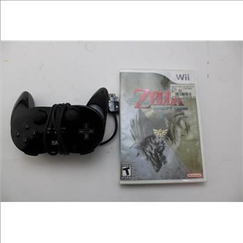 Wii Gaming Console W/game The Legend Of Zelda Twilight Princess
