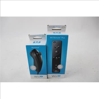 Wii U Remote Plus, And Wii U Nunchuk