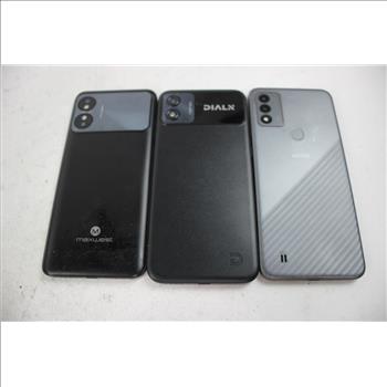 Wiko And More Cell Phone Lot, 3 Pieces, Sold For Parts