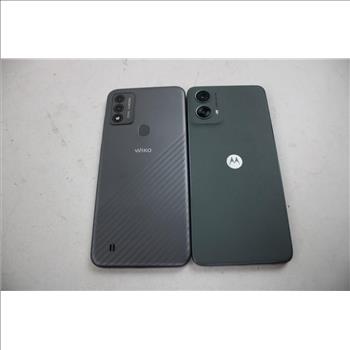 Wiko & Motorola Cell Phone Lot, 2 Pieces, Sold For Parts