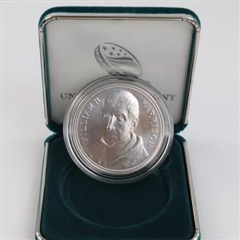 William H. Harrison Presidential Fine Silver Medal 1 Troy Oz/ With COA