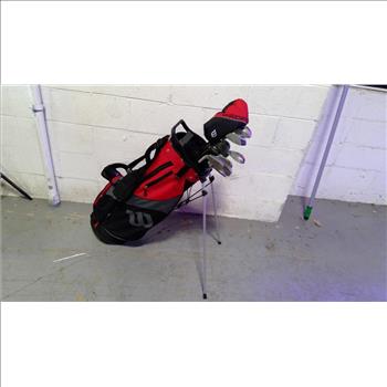 Wilson Bag With Clubs, 10+ Pieces