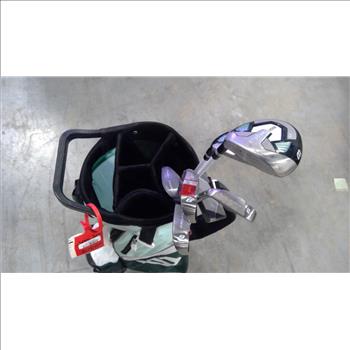 Wilson Bag With Clubs, 7 Pieces