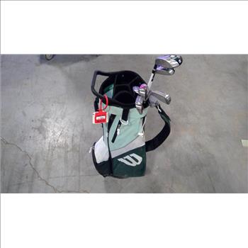 Wilson Bag With Clubs, 7 Pieces