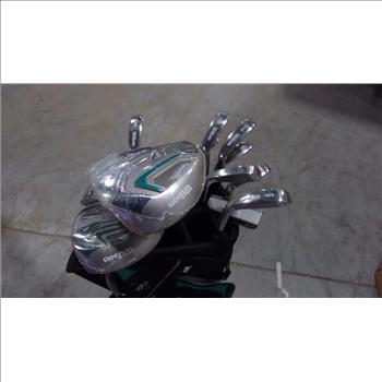 Wilson Bag With Womens Clubs, 12 Pieces