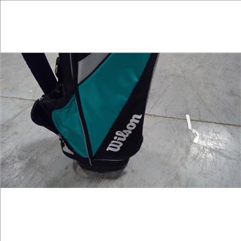 Wilson Bag With Womens Clubs, 12 Pieces