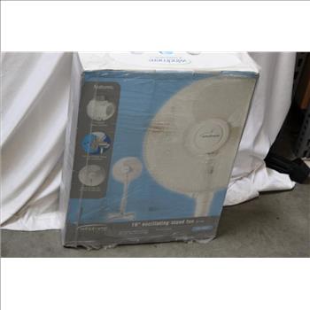 Windmere Oscillating Stand Fan And Storage Systems Garment Rack, 2 Pieces