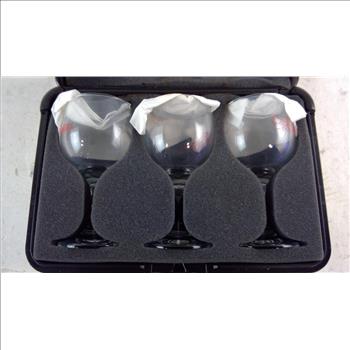 Wine Expert Cornell Univesity Wine Tasting Glasses 3 Pieces