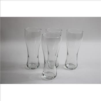 Wine Glasses, Glass Pitcher And Beer Glasses