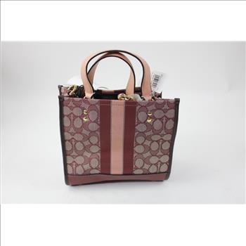 Wine Red Coach Handbag
