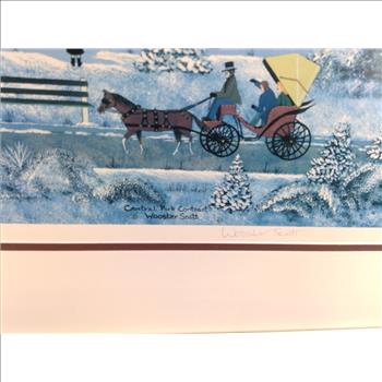 Winter Central Park Painting