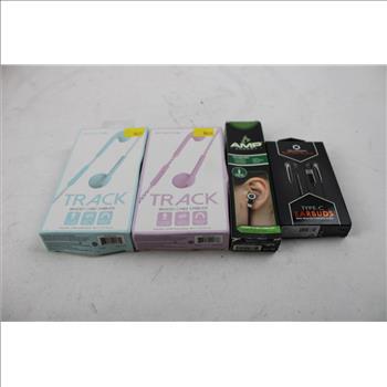 Wired/Wireless Earbuds Mixed Lot - EMPTY CASES, MISSING PAIRS, PAIRS, 18 Pieces