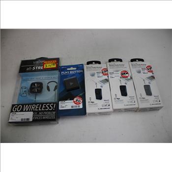 Wireless Audio Receivers, Lightning Connectors, Transmitter, And More, 16 Pieces