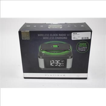 Wireless Clock Radio With Wireless Charging