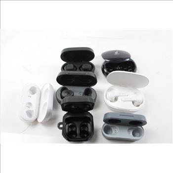 Wireless Earbuds And Charging Cases, 7 Pieces