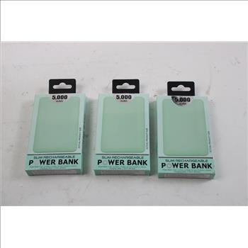 Wireless Keyboard, Slim Rechargeable Battery Banks And More, 3+ Pieces