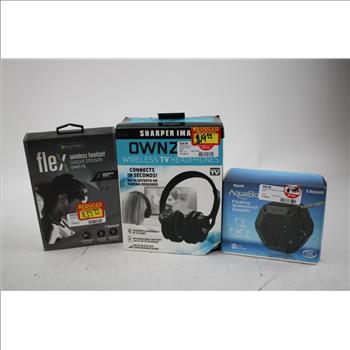 Wireless TV Headphones, Headsets, Audio Transmitter, Speaker, 6 Pieces