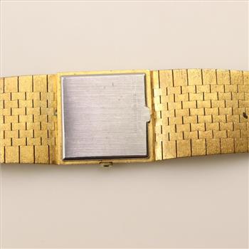 Wittnauer 10kt GP Quartz Diamond Watch