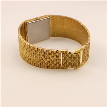 Wittnauer 10kt GP Quartz Diamond Watch