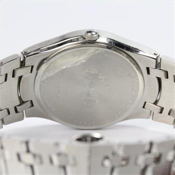 Wittnauer Diamond Dial Stainless Steel Dress Watch