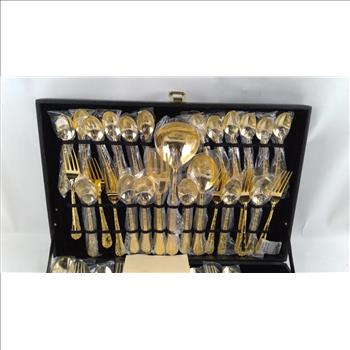 WM Rogers & Son Plated Flatware Set