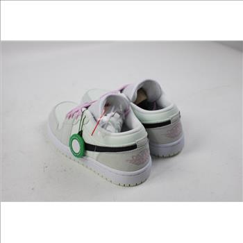 Women's Air Jordan 1 Low SE, 'Barely Green', Size 6.5 Sneakers