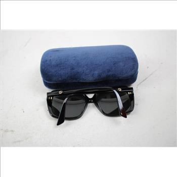 Women's Black Fashion Square Sunglasses