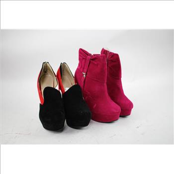 Women's Heels Bulk Lot, Size 6, 10M, & More 6 Pieces