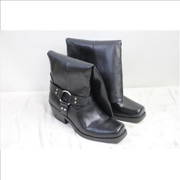 Women's Leather Boots, Size 8
