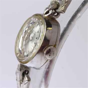 Women's Lucien Piccard Vintage 14kt White Gold Watch