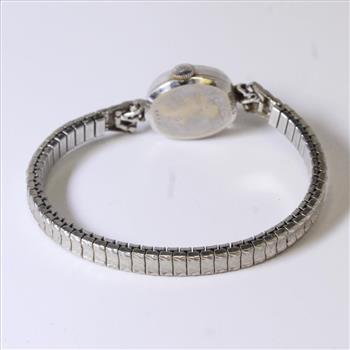 Women's Lucien Piccard Vintage 14kt White Gold Watch