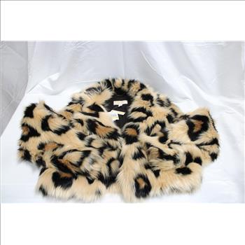 Women's Michael Kors Faux Fur Coat, Size M