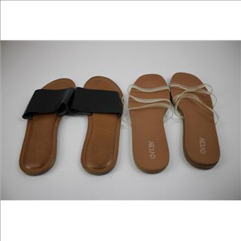 Women's Sandals, Sizes 10-11, 5 Pieces