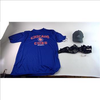 Womens Shirt, Bra, And Hat, 3 Pieces