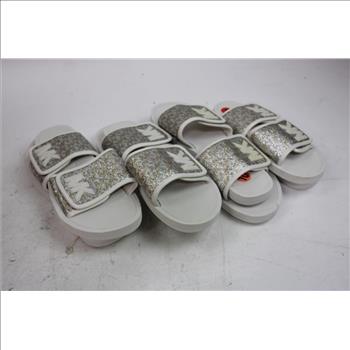 Women's Skecher's Memory Foam Wide Fit, Women's Skecher's Swift Fit, And Michael Kors Slide Sandals, 4 Pieces