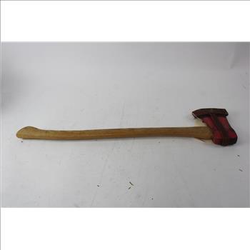Wood Handle Axe, Red