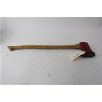 Wood Handle Axe, Red