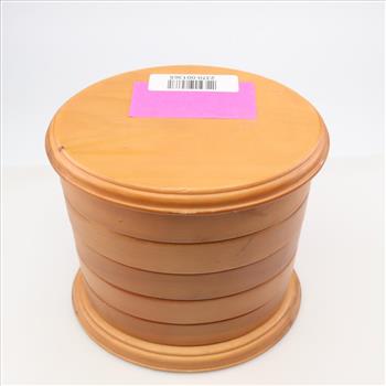 Wooden 5 Tier Rotating Jewelry Box