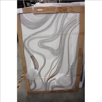 Wooden Canvas Artwork, 2 Pieces