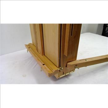 Wooden Easle With Storage