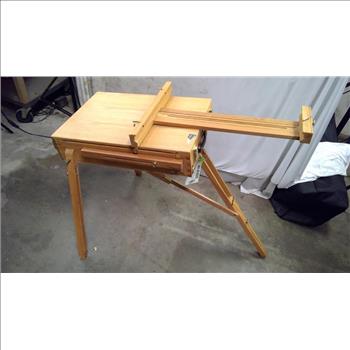 Wooden Easle With Storage