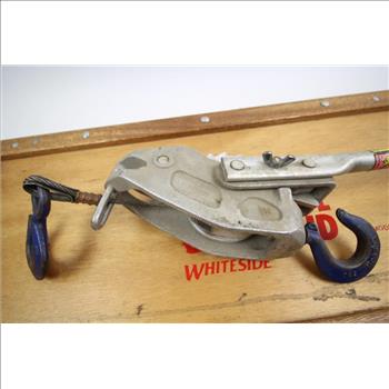Wooden Floor Dolly And Heavy Duty Ratchet Tie Down, 2 Pieces
