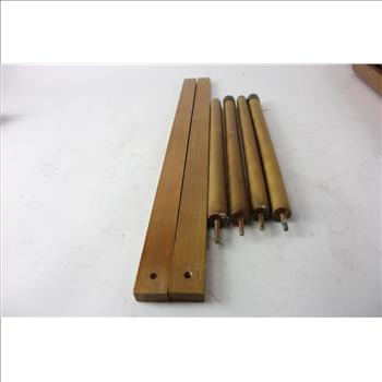 Wooden Foldable Table With Screw-In Legs