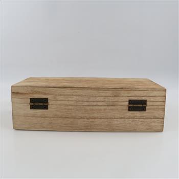 Wooden Hindge Trinket Box