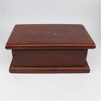 Wooden Hinged Jewelry Box