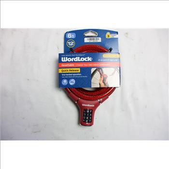 Wordlock 6ft Quik Release Bike Lock