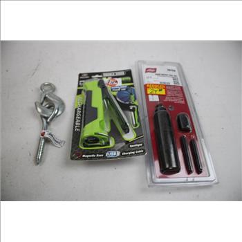 Work Lights, Hand Impact Tool Set, Contour Gauge, Screw Eye, 5 Pieces